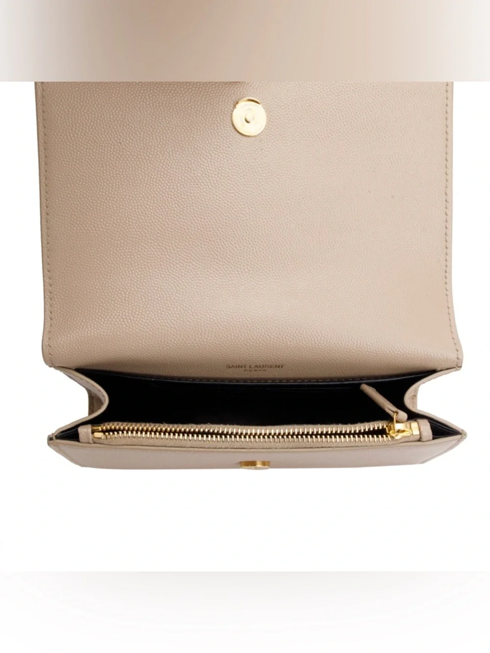 Saint Laurent Kate Belt Bag Grain De Poudre Dark Beige, brand new! - Picture 4 of 6